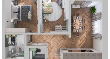 2-к. квартира, 67&nbsp;м²