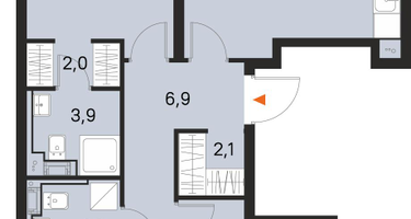 3-к. квартира, 85&nbsp;м²