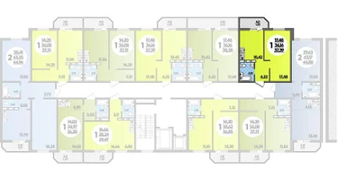 1-к. квартира, 37&nbsp;м²