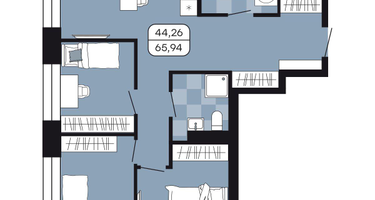 Студия, 65&nbsp;м²