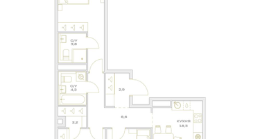 4-к. квартира, 81 м²