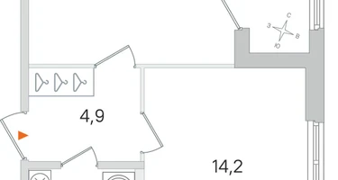 1-к. квартира, 39&nbsp;м²