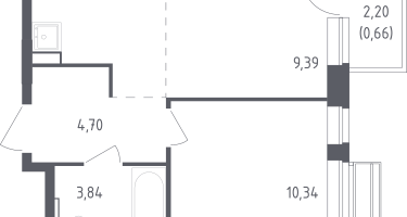 Студия, 35&nbsp;м²