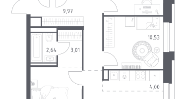 Студия, 71&nbsp;м²