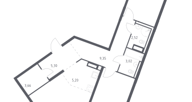 Студия, 71&nbsp;м²