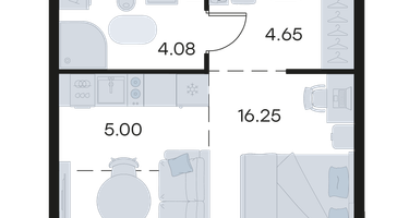 Студия, 29&nbsp;м²