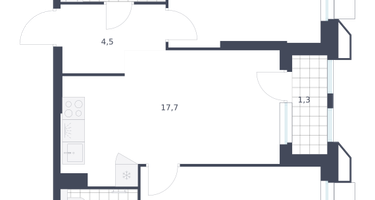 2-к. квартира, 58&nbsp;м²