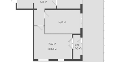 2-к. квартира, 92&nbsp;м²