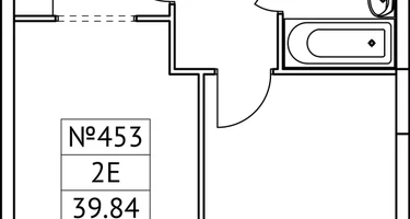 2-к. квартира, 39 м²
