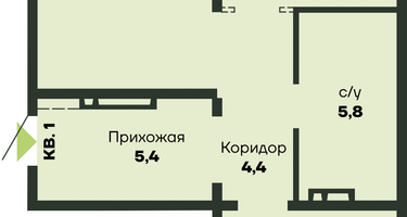 2-к. квартира, 71&nbsp;м²