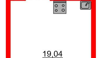 Студия, 25&nbsp;м²