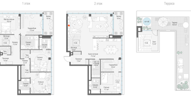 4-к. квартира, 255 м²