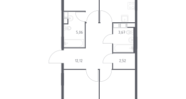 3-к. квартира, 78&nbsp;м²