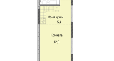 Студия, 27&nbsp;м²