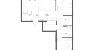 3-к. квартира, 78&nbsp;м²