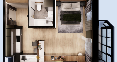 1-к. квартира, 37 м²