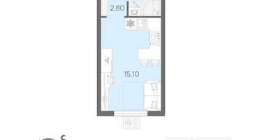 Студия, 21 м²