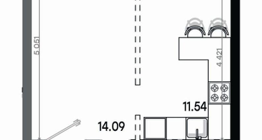 Студия, 31&nbsp;м²