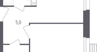 1-к. квартира, 32&nbsp;м²