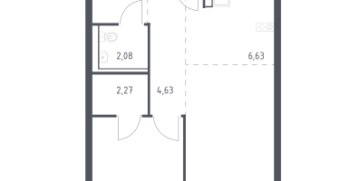 Студия, 49&nbsp;м²