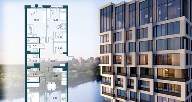 4-к. квартира, 93&nbsp;м²