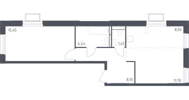 Студия, 49&nbsp;м²