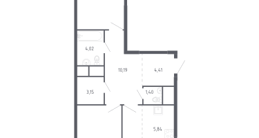 Студия, 69&nbsp;м²