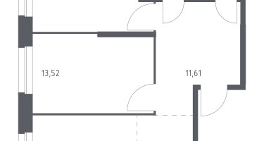 Студия, 62&nbsp;м²
