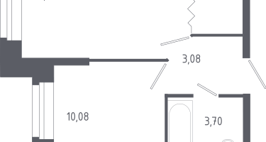 1-к. квартира, 32&nbsp;м²