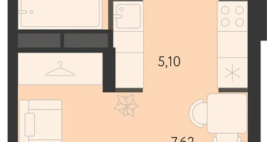 Студия, 26&nbsp;м²