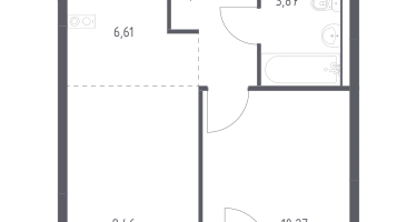 Студия, 35&nbsp;м²