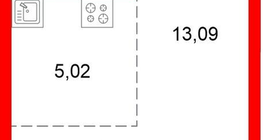 Студия, 25&nbsp;м²
