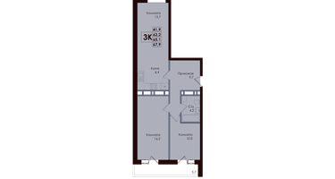 Студия, 65&nbsp;м²