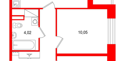 2-к. квартира, 52&nbsp;м²