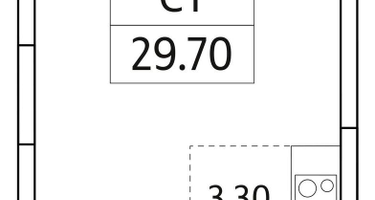 Студия, 29&nbsp;м²