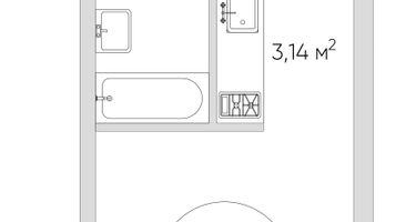 Студия, 27&nbsp;м²