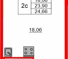 Студия, 23&nbsp;м²
