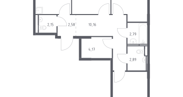 3-комнатная квартира, 78&nbsp;м²