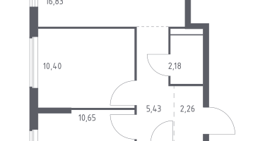 2-к. квартира, 51&nbsp;м²