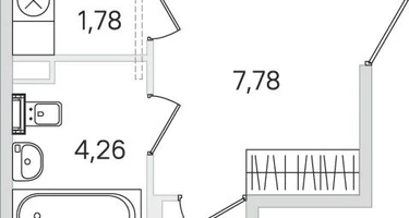 1-к. квартира, 41&nbsp;м²