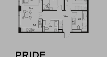 3-к. квартира, 74&nbsp;м²