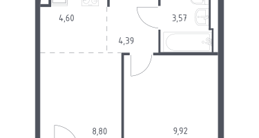 Студия, 32&nbsp;м²