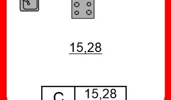 Студия, 21&nbsp;м²