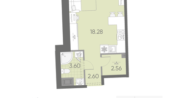 Студия, 27&nbsp;м²