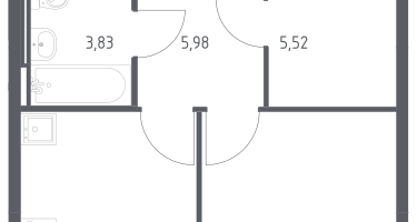 1-к. квартира, 35&nbsp;м²