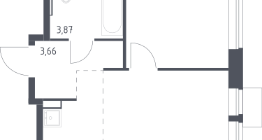 Студия, 32&nbsp;м²