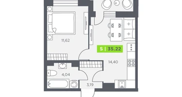 2-к. квартира, 34 м²