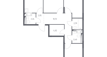 3-к. квартира, 78&nbsp;м²