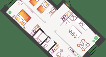 1-к. квартира, 84&nbsp;м²