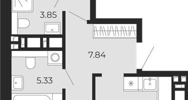 2-к. квартира, 66&nbsp;м²